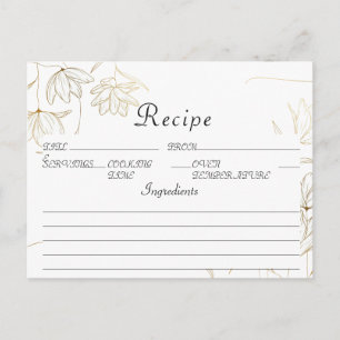 Gold Flower Recipe Kaart