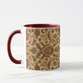 Gold Flowers Arabesque oriental tapastery Mok (Links)