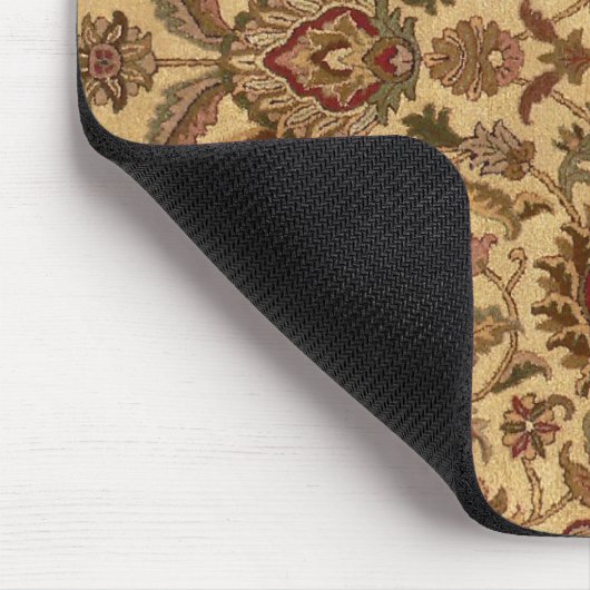 Gold Flowers Arabesque oriental tapastery Muismat (Hoek)