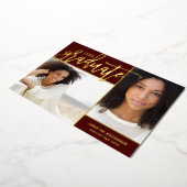 Gold Foil 2 Aankondiging van het Afstuderen op fot (Gedraaid)