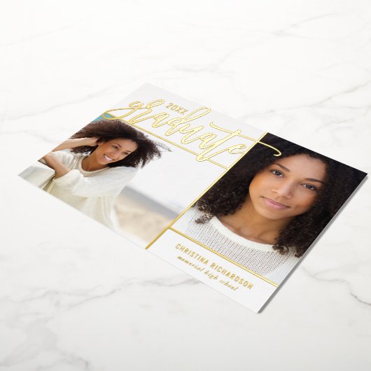 Gold Foil 2 Aankondiging van het Afstuderen op fot (Gedraaid)