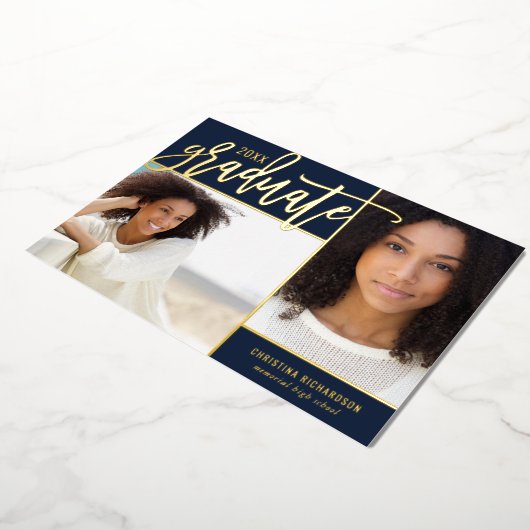 Gold Foil 2 Aankondiging van het Afstuderen op fot (Gedraaid)