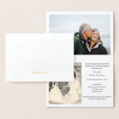 Gold Foil 50ste bruiloft Jubileum Folie Kaarten (Display)