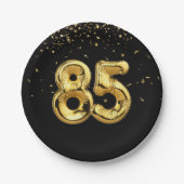 Gold Foil 85-ballonnen en Confetti Paper Bord (Voorkant)