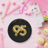 Gold Foil 95-ballonnen en Bord van Confetti Paper (Feest)