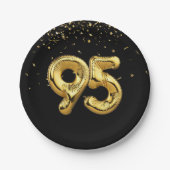 Gold Foil 95-ballonnen en Bord van Confetti Paper (Voorkant)