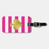 Gold Foil Ace of Spades Bagagelabel (Voorkant horizontaal)