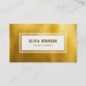 Gold Foil achtergrond Visitekaartje (Voorkant)