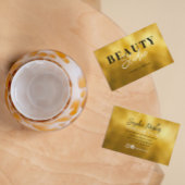 Gold Foil achtergrond Visitekaartje