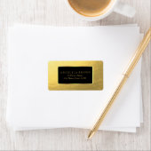 Gold Foil Adreslabel Etiket (Insitu)