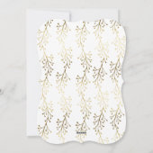 Gold Foil Afbeelding Prettige feestdagen Company C Feestdagenkaart (Achterkant)