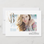 Gold Foil AFSTUDEERDER Afstuderen Card Kaart (Voorkant)