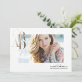 Gold Foil AFSTUDEERDER Afstuderen Card Kaart (Staand voorkant)