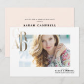 Gold Foil AFSTUDEERDER Afstuderen Card Kaart (Voorkant / Achterkant)