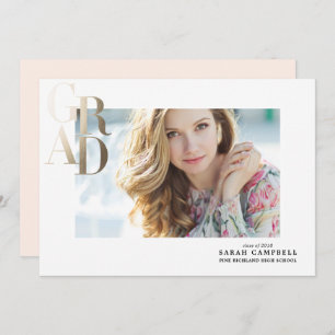 Gold Foil AFSTUDEERDER Afstuderen Card Kaart