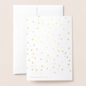 gold foil angel Merry Christmas card Folie Kaarten (Met envelop)