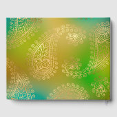 Gold Foil Arabian Gastenboek (Achterkant)