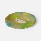 Gold Foil Arabian Papieren Bordje (Gekanteld)