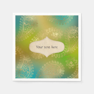 Gold Foil Arabian Servet