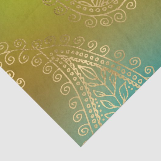 Gold Foil Arabian Tissuepapier (Detail)