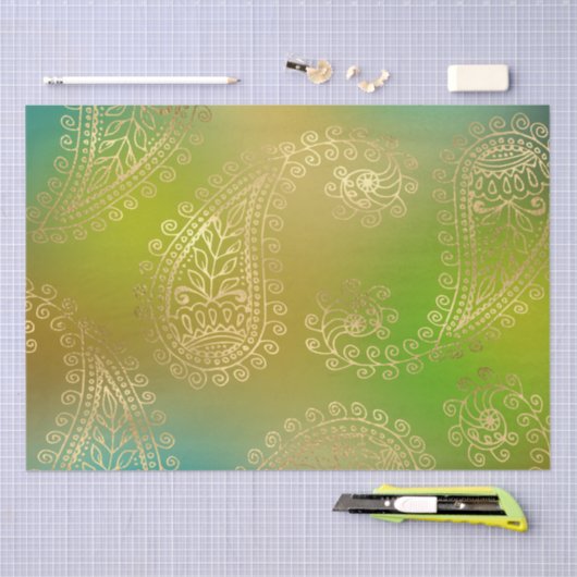 Gold Foil Arabian Tissuepapier (Craft)