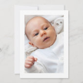 Gold Foil ballon en Confetti 1e verjaardag Kaart (Achterkant)