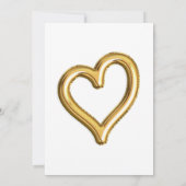 Gold Foil ballon en Confetti 22e verjaardag Kaart (Achterkant)