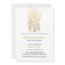 Gold Foil Bohemian Dream Catcher Afstudeerfeest