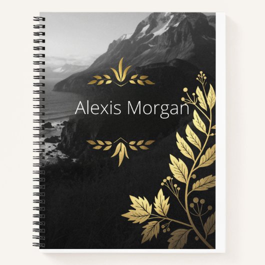 Gold Foil Botanisch Notitieboek (Voorkant)