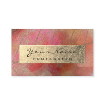 Gold Foil Botanische Abstracte Influencer Artist