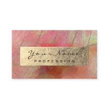 Gold Foil Botanische Abstracte Influencer Blogger