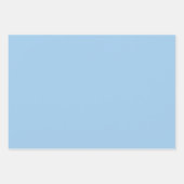 Gold Foil Brackets Bleke blauwe achtergrond Inpakpapier Vel (Voorkant 3)