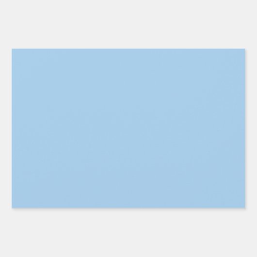 Gold Foil Brackets Bleke blauwe achtergrond Inpakpapier Vel (Voorkant 3)