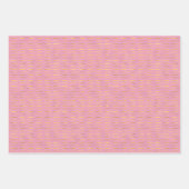 Gold Foil Brackets en roze gekleurde achtergrond Inpakpapier Vel (Voorkant 3)