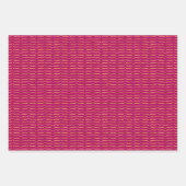 Gold Foil Brackets Hot Pink Colleervan Achtergrond Inpakpapier Vel (Voorkant)