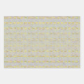 Gold Foil Brackets met donkere achtergrond Inpakpapier Vel (Voorkant 2)