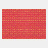 Gold Foil Brackets met lichtgekleurde achtergrond Inpakpapier Vel (Voorkant)