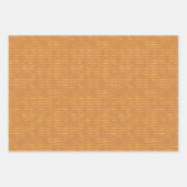 Gold Foil Brackets met lichtgekleurde achtergrond Inpakpapier Vel (Voorkant)