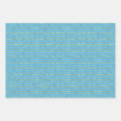 Gold Foil Brackets Zee Groene kleuren Inpakpapier Vel (Voorkant)