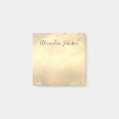Gold Foil Brush Stroke Post-it® Notes (Voorkant)