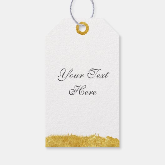 Gold Foil Cadeaulabel (Achterkant)