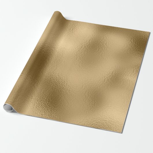 Gold Foil Cadeaupapier (Uitgerold)
