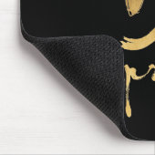 Gold Foil Capricorn Zodiab Symbool Muismat (Hoek)