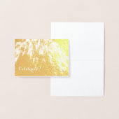 Gold Foil Celebrate Mini Kaart (Display)