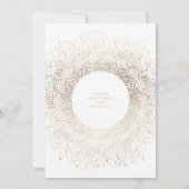 Gold Foil Celebration Arch | Partij voor de verjaa Kaart (Achterkant)