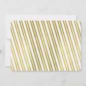 Gold Foil Chic Lettering Engagement Party Kaart (Achterkant)