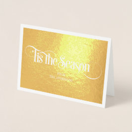 Gold Foil Classic is the Season Holiday Kaart