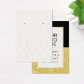 Gold Foil Colour Block die DisplayCard verdient Visitekaartje (Bureau)