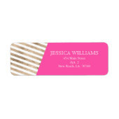 Gold Foil Colour Block Labels (Voorkant)