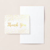 Gold Foil Confetti Hartelijk dank Folie Kaarten (Display)